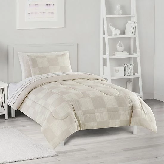 The Big One® Liam Check Reversible Comforter Set With Sheets - Image 6
