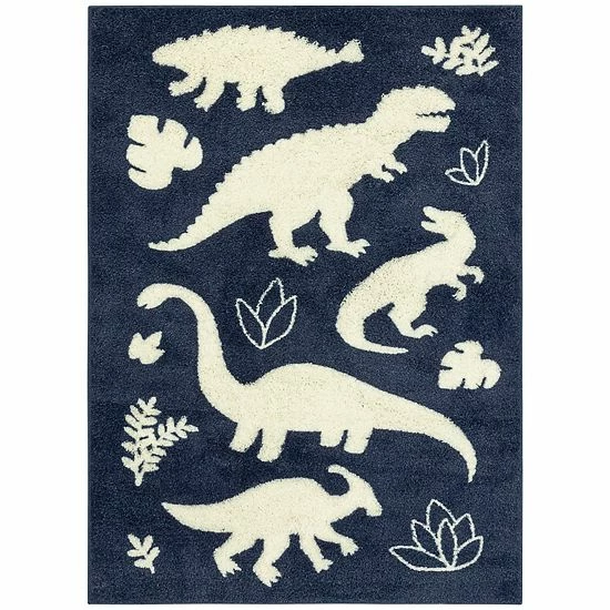 The Big One Kids™ Shag Dinosaur Washable Throw And Area Rug