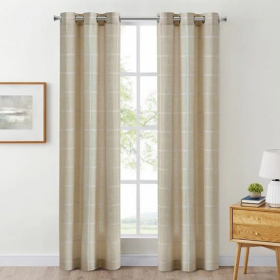 The Big One® 2-Pack Astor Decorative Window Curtain Set Gray Astor - Image 8