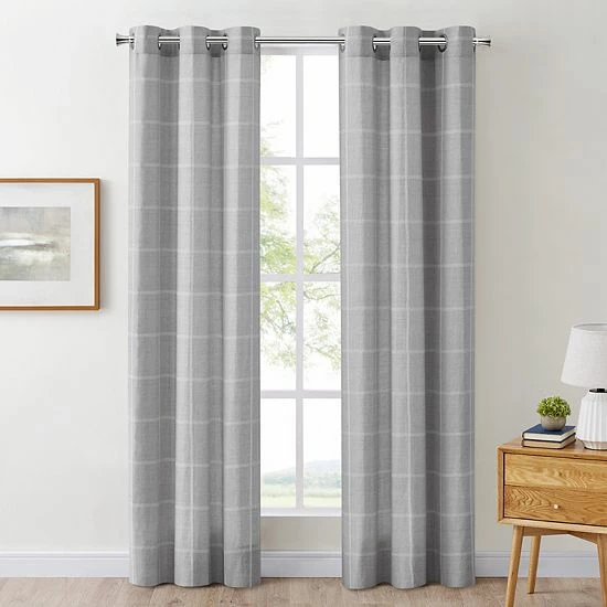 The Big One® 2-Pack Astor Decorative Window Curtain Set Gray Astor - Image 9