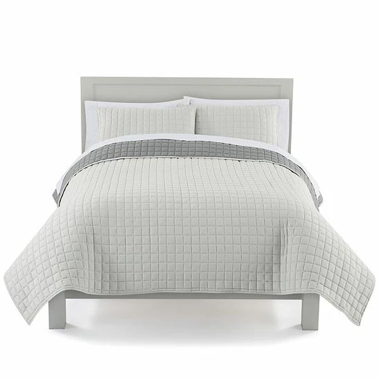 The Big One® Garment Washed Quilt Set With Shams Blue - Image 7