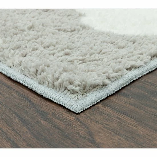 The Big One Kids™ Shag Clouds Washable Throw And Area Rug Gray - Image 3