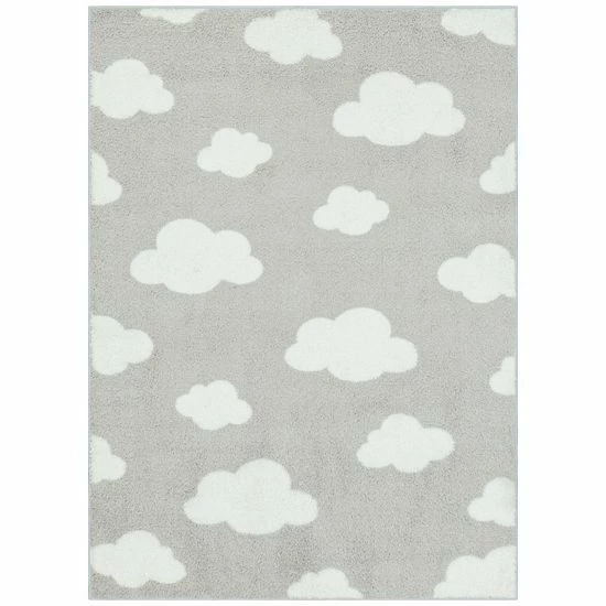 The Big One Kids™ Shag Clouds Washable Throw And Area Rug Gray - Image 6