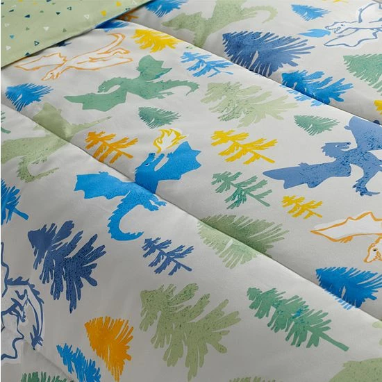 The Big One® Dean Dragons Reversible Comforter Set With Shams - Image 2