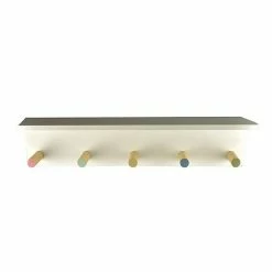 The Big One® 23" White Wall Decor Shelf With Hooks