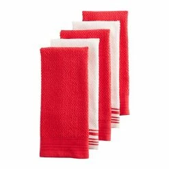 The Big One® Textured Stripe Kitchen Towel 5-pk.