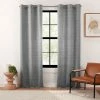 The Big One® Charcoal Zahara 2-Pack Window Curtain Set