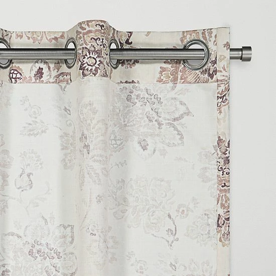 The Big One® 2-pack Sophia Floral Decorative Window Curtains Blush Sophia - Image 3