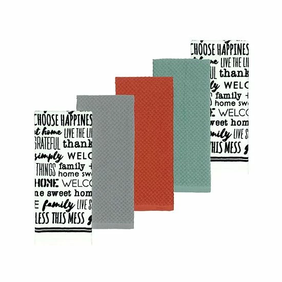 The Big One® Word Toss Kitchen Towel 5-pk.