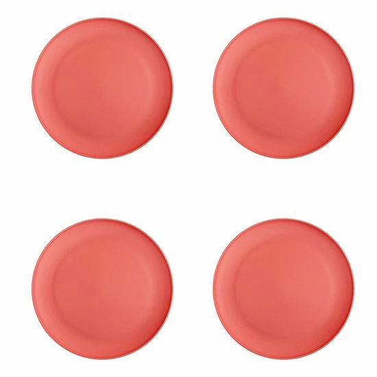 The Big One® 4-pc. Plastic Dinner Plate Set Coral - Image 5