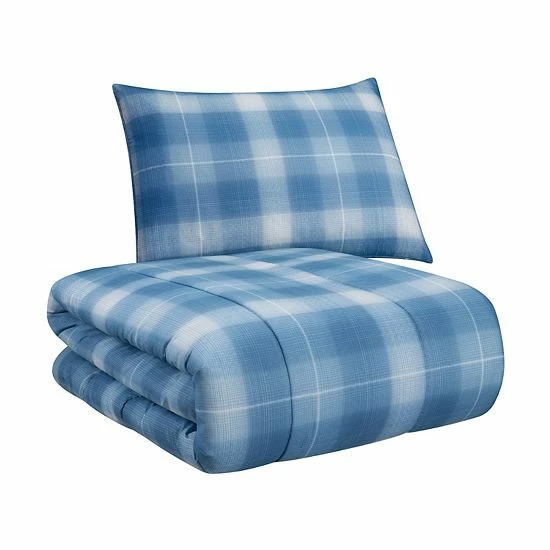 The Big One® Nolan Plaid Plush Reversible Comforter Set With Sheets - Image 3