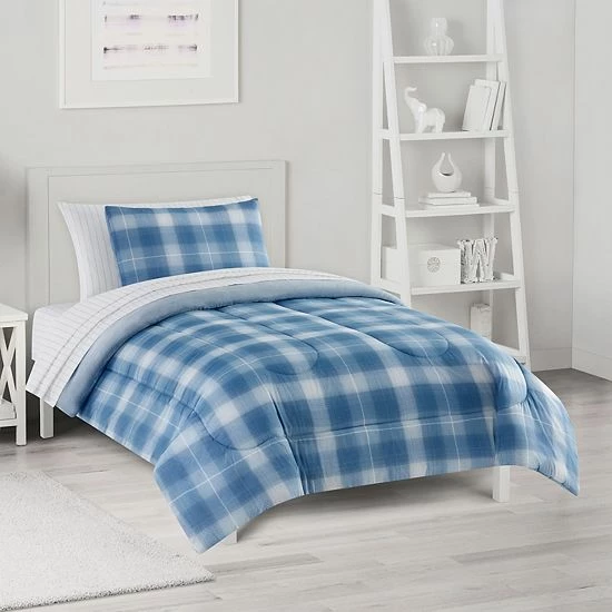 The Big One® Nolan Plaid Plush Reversible Comforter Set With Sheets - Image 6