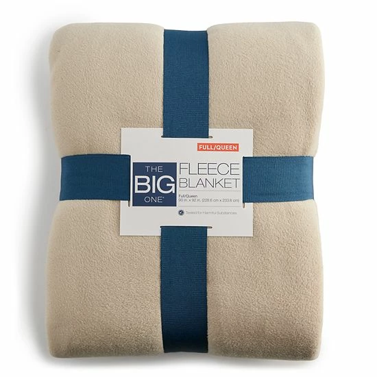 The Big One® Fleece Blanket Tan - Image 2