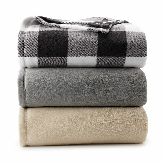 The Big One® Fleece Blanket Tan - Image 3