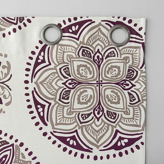 The Big One® Kentifield Medallion Print Room Darkening 2-pack Window Curtain Set Ecru - Image 5