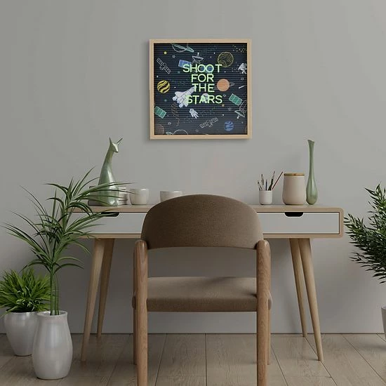 The Big One Space Glow In The Dark Letters Letterboard Wall Decor - Image 2