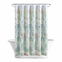 The Big One® Devon Foliage Print 13-Piece Fabric Shower Curtain And Hooks Set