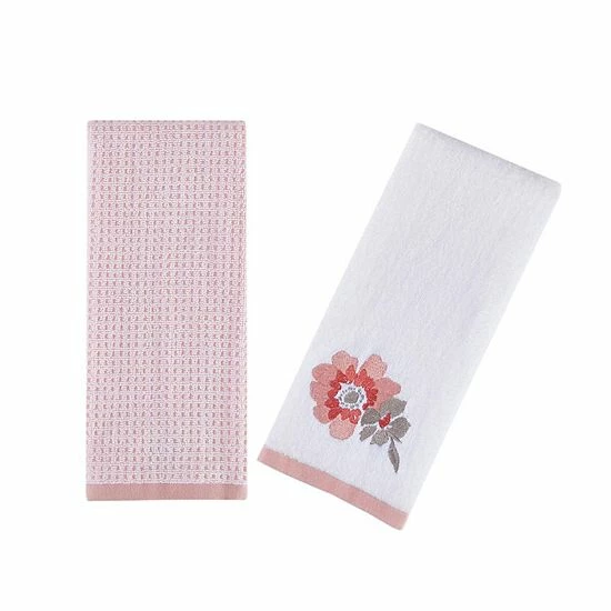 The Big One® Cole 2-Pack Hand Towel Set With Floral Embroidery