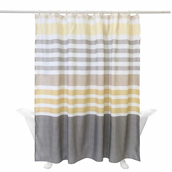 The Big One® Dahlia Stripe Printed Shower Curtain