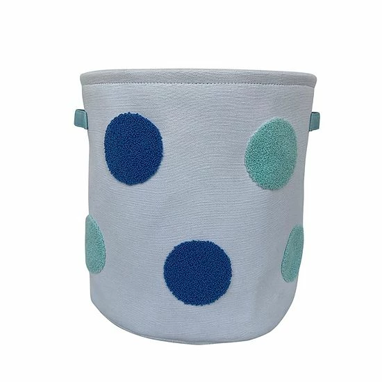 The Big One Kids™ Tufted Accent Canvas Tote Dots - Image 3
