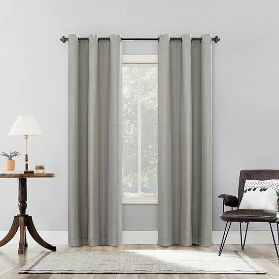The Big One® Calia 4-Piece Window Curtain Set Tan Taupe - Image 3
