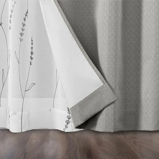 The Big One® Calia 4-Piece Window Curtain Set Tan Taupe - Image 5