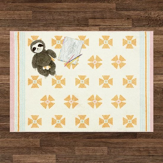 The Big One Kids™ Shag Crosses Washable Throw And Area Rug - Image 2