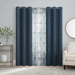 The Big One® Blackout Daxton With Gemology Sheer 4-pack Of Window Curtain Panels