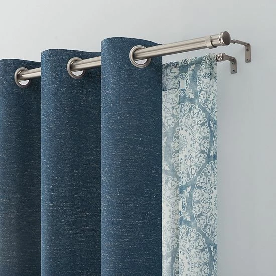 The Big One® Blackout Daxton With Gemology Sheer 4-pack Of Window Curtain Panels - Image 2