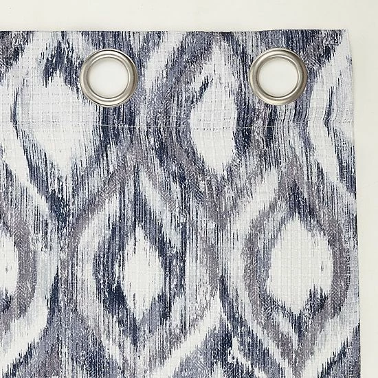 The Big One® Illona Ikat Ogee Grommet Curtain Valance - Image 4