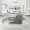 The Big One® Kaden Stripe Reversible Comforter Set With Sheets, Throw & Decorative Pillows