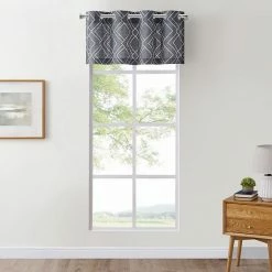 The Big One® Drew Geo Window Valance Indigo