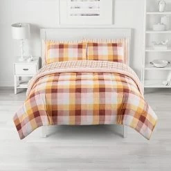 The Big One® Esme Plaid Plush Reversible Comforter Set With Sheets