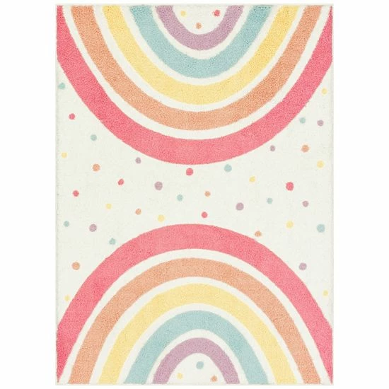 The Big One Kids™ Shag Rainbow Washable Throw And Area Rug