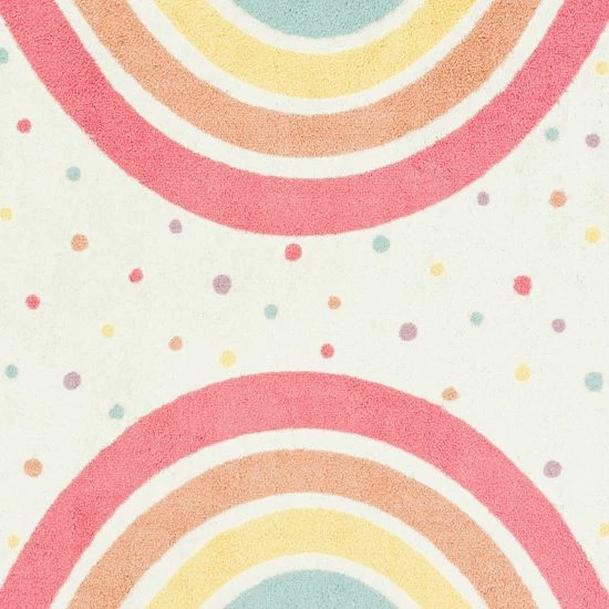 The Big One Kids™ Shag Rainbow Washable Throw And Area Rug - Image 3