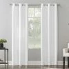 The Big One® 2-pack Raiden Solid Grommet Decorative Window Curtain Set Silver