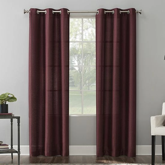 The Big One® 2-pack Raiden Solid Grommet Decorative Window Curtain Set Silver - Image 9