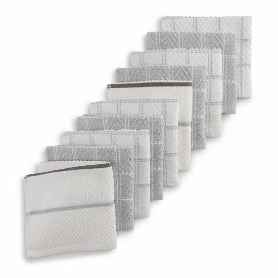 The Big One® Yarn-Dyed Dishcloth 10-pk. Burgundy