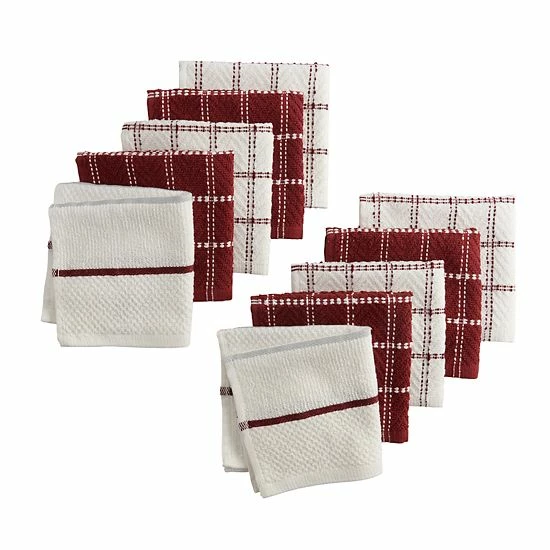 The Big One® Yarn-Dyed Dishcloth 10-pk. Burgundy - Image 6