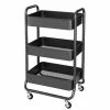The Big One® 3-Shelf Rolling Cart Gunmetal