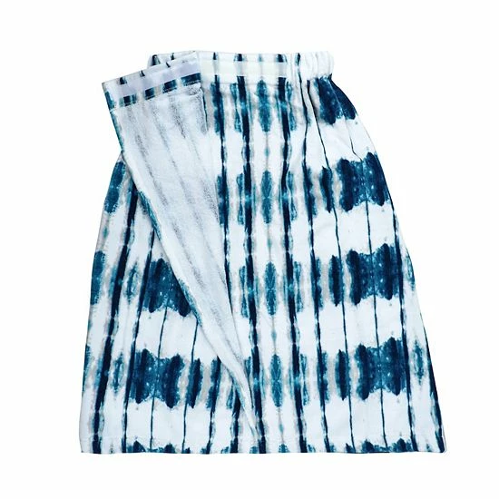 The Big One® Printed Bath Wrap Purple Tie Dye