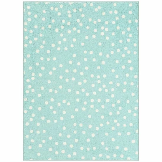 The Big One Kids™ Shag Dot Washable Throw And Area Rug Cream - Image 7