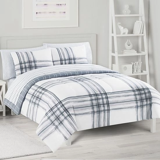The Big One® Landon Plaid Reversible Reversible Comforter Set With Sheets - Image 3