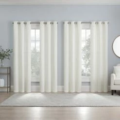 The Big One® Vanessa White Set Of 4 Grommet Window Curtain Panels