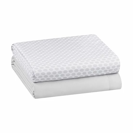 The Big One® Extra Soft Reversible Comforter Set With Sheets, Throw & Decorative Pillows Ivory - Image 5