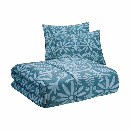 The Big One® Gemma Medallion Reversible Comforter Set With Sheets, Throw & Decorative Pillows - Image 3
