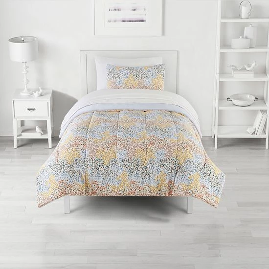 The Big One® Elowin Floral Plush Reversible Comforter Set With Sheets