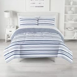 The Big One® Arden Blue Stripe Reversible Comforter Set With Sheets