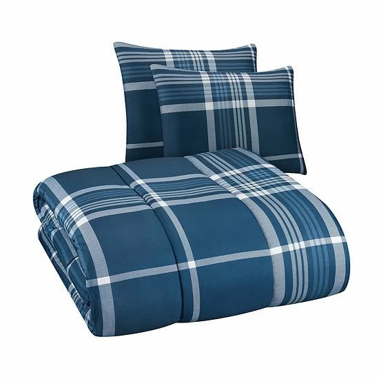 The Big One® Tim Plaid Reversible Comforter Set With Sheets, Throw & Decorative Pillows - Image 2