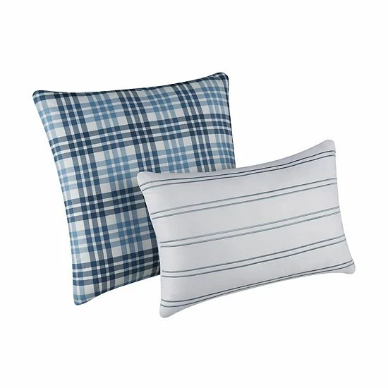 The Big One® Tim Plaid Reversible Comforter Set With Sheets, Throw & Decorative Pillows - Image 3